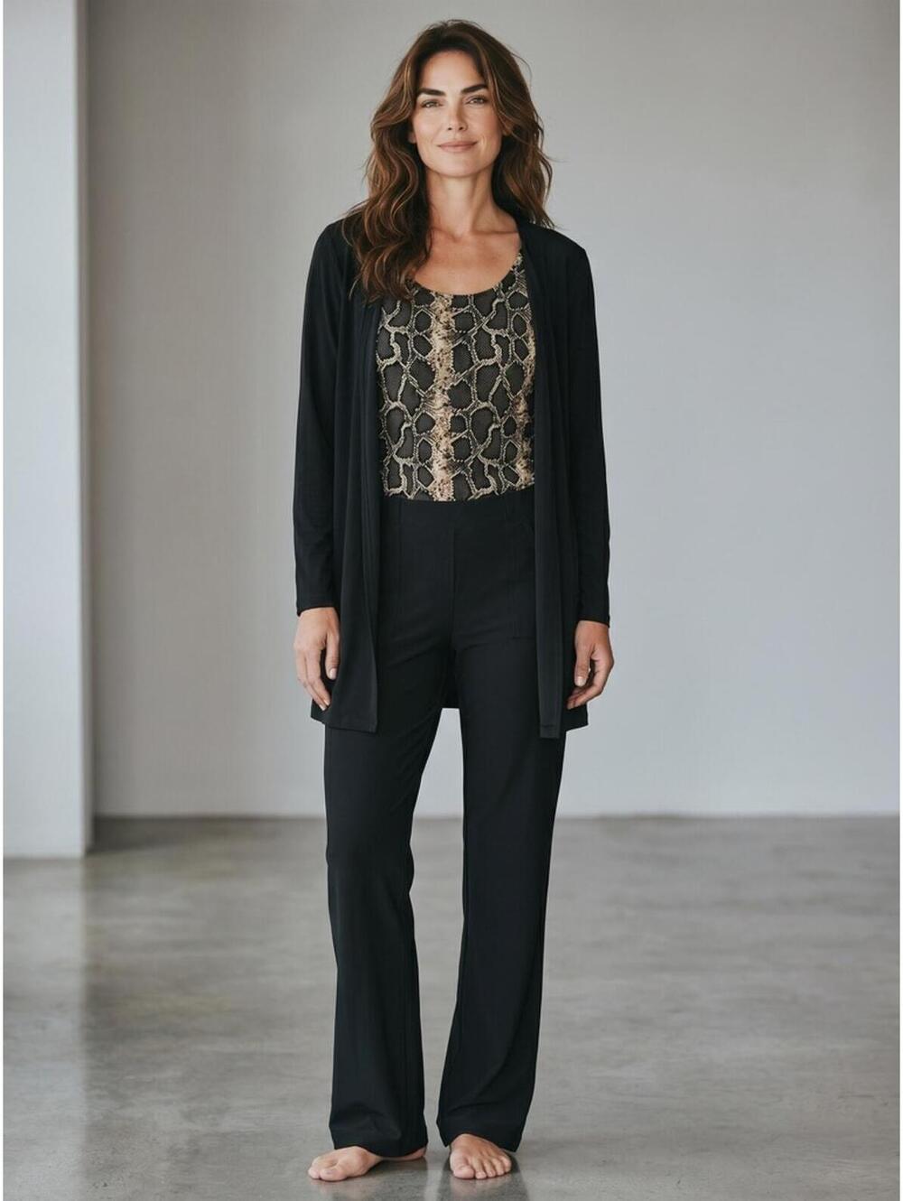 Attitudes by Renee NWT 3-piece Set-Size Medium Tall-Black, Tan, White